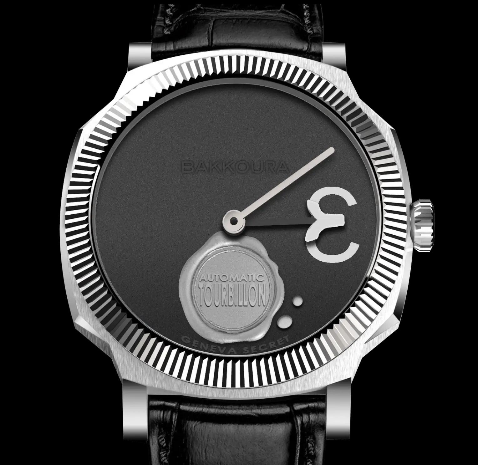 Secret Tourbillon Light Black